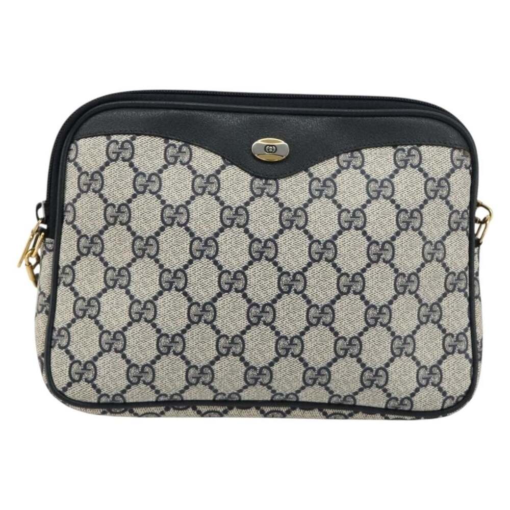 Gucci GG Supreme Shoulder Bag 97 Blue